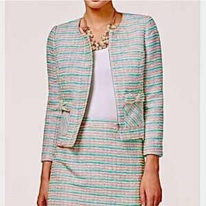 CeCe by Cynthia Steffe Tweed A-Line Set - Blazer & Skirt